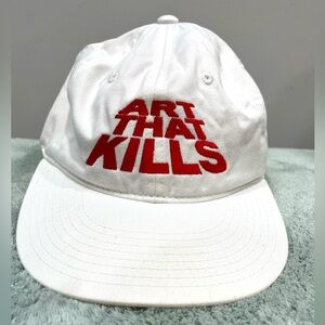 Mens’ GALLERY DEPT “ART THAT KILLS” white hat